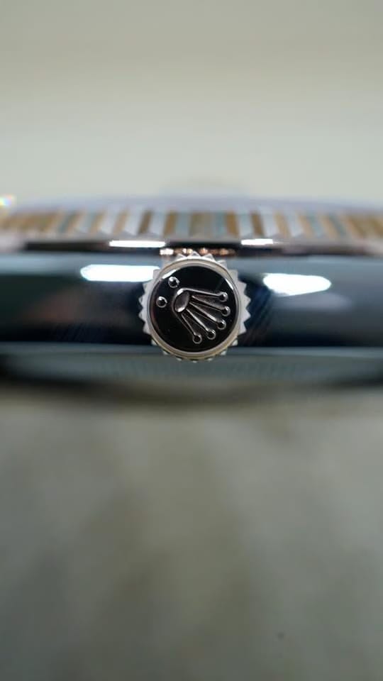 Rolex | Datejust | 126231 | Rose gold | 36 x 44 mm | Gold/Steel | Silver | Automatic