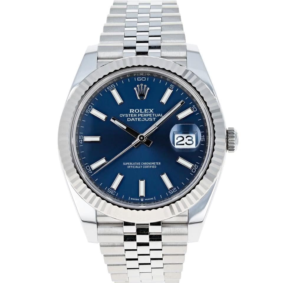 Rolex | Datejust | 126334 | Steel | 41 x 49 mm | Steel | Blue | Automatic