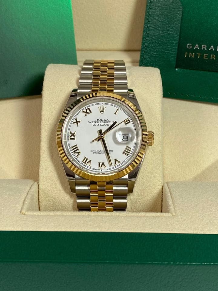 Rolex | Datejust | 126233-0029 | Gold/Steel | 36 mm | Gold/Steel | White | Automatic