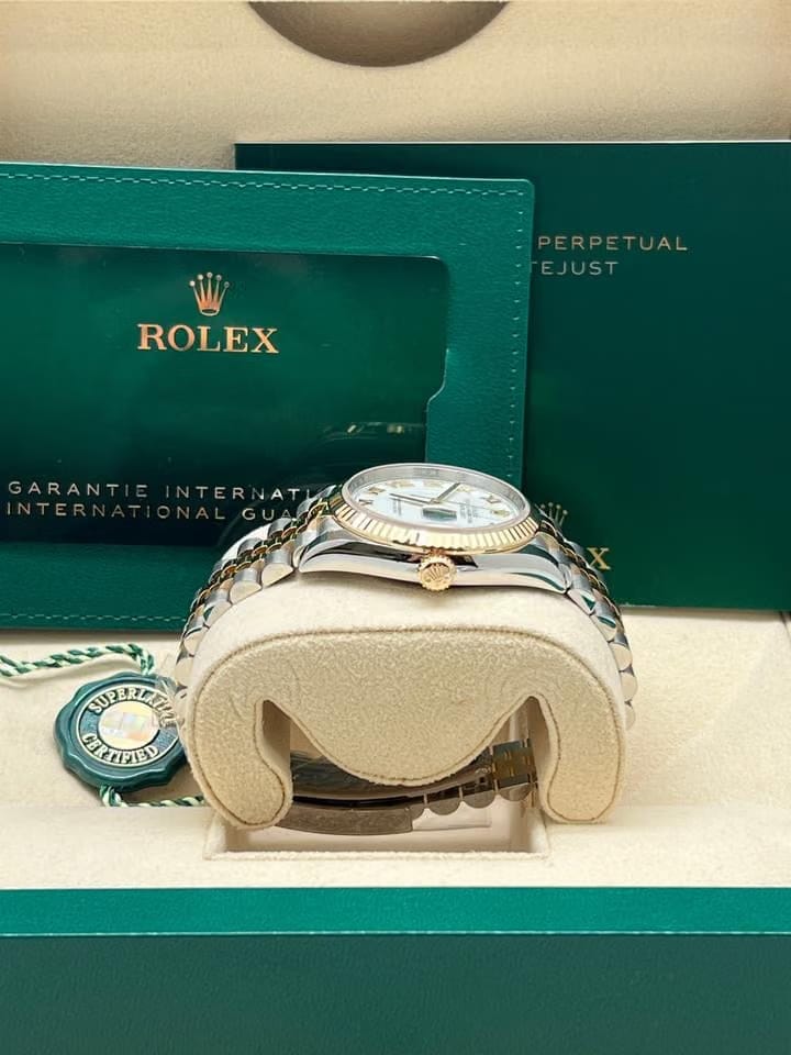 Rolex | Datejust | Rolex 126233 Datejust 36mm White Roman Dial Jubilee band | Gold/Steel | 36mm mm | Gold/Steel | White | Automatic