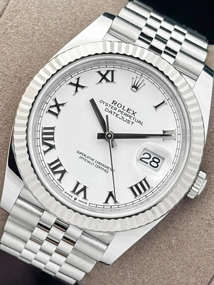 Rolex | Datejust | 126334 | Steel | 41 x 4 mm | Steel | White | Automatic