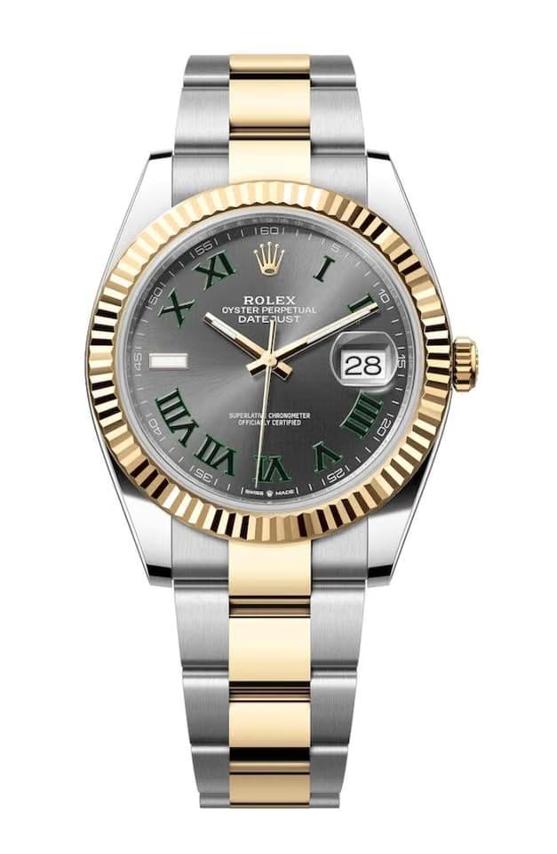 Rolex | Datejust | 126333 | Steel | 41 mm | Yellow gold | Grey | Automatic