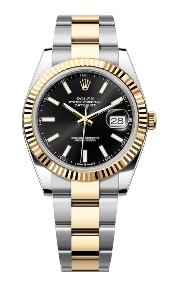 Rolex | Datejust | 126333 | Steel | 41 mm | Yellow gold | Black | Automatic
