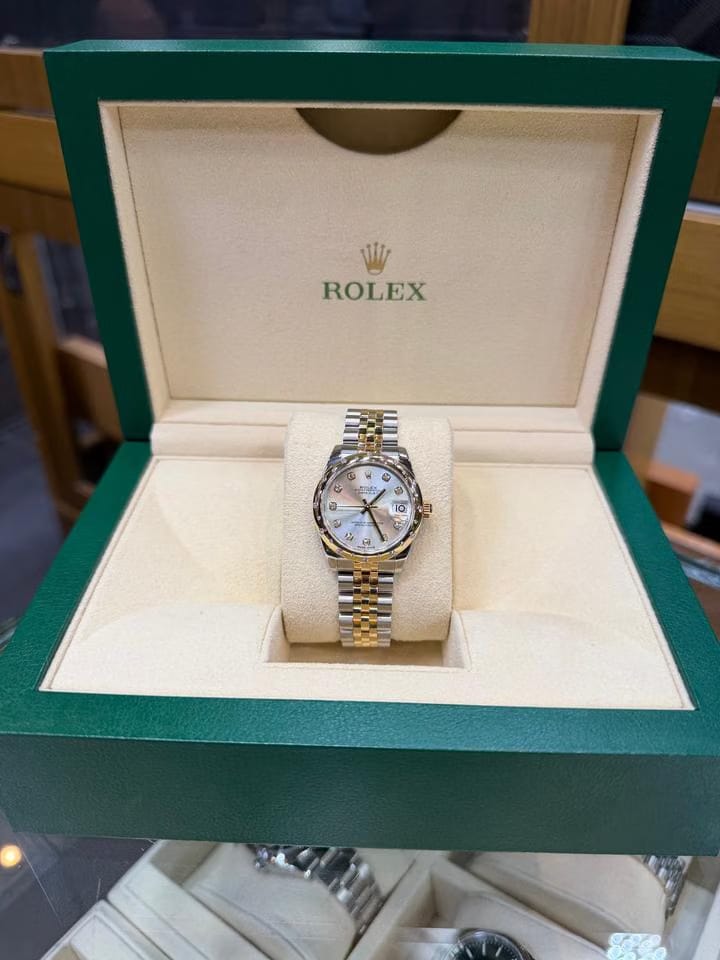 Rolex | Datejust | 178343 | Gold/Steel | 31 mm | Gold/Steel | Silver | Automatic