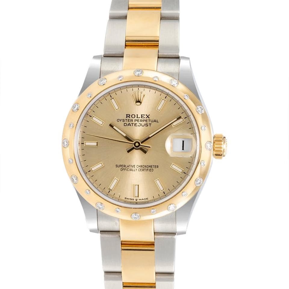 Rolex | Datejust | 278343RBR | Steel | 31 mm | Gold/Steel | Champagne | Automatic