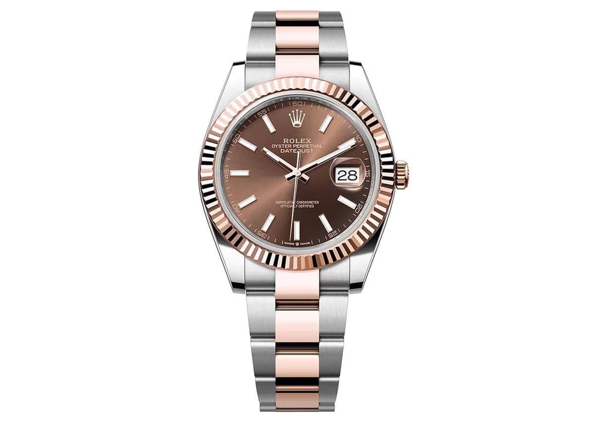 Rolex | Datejust | M126331-0001 | Gold/Steel | 41 mm | Gold/Steel | Brown | Automatic