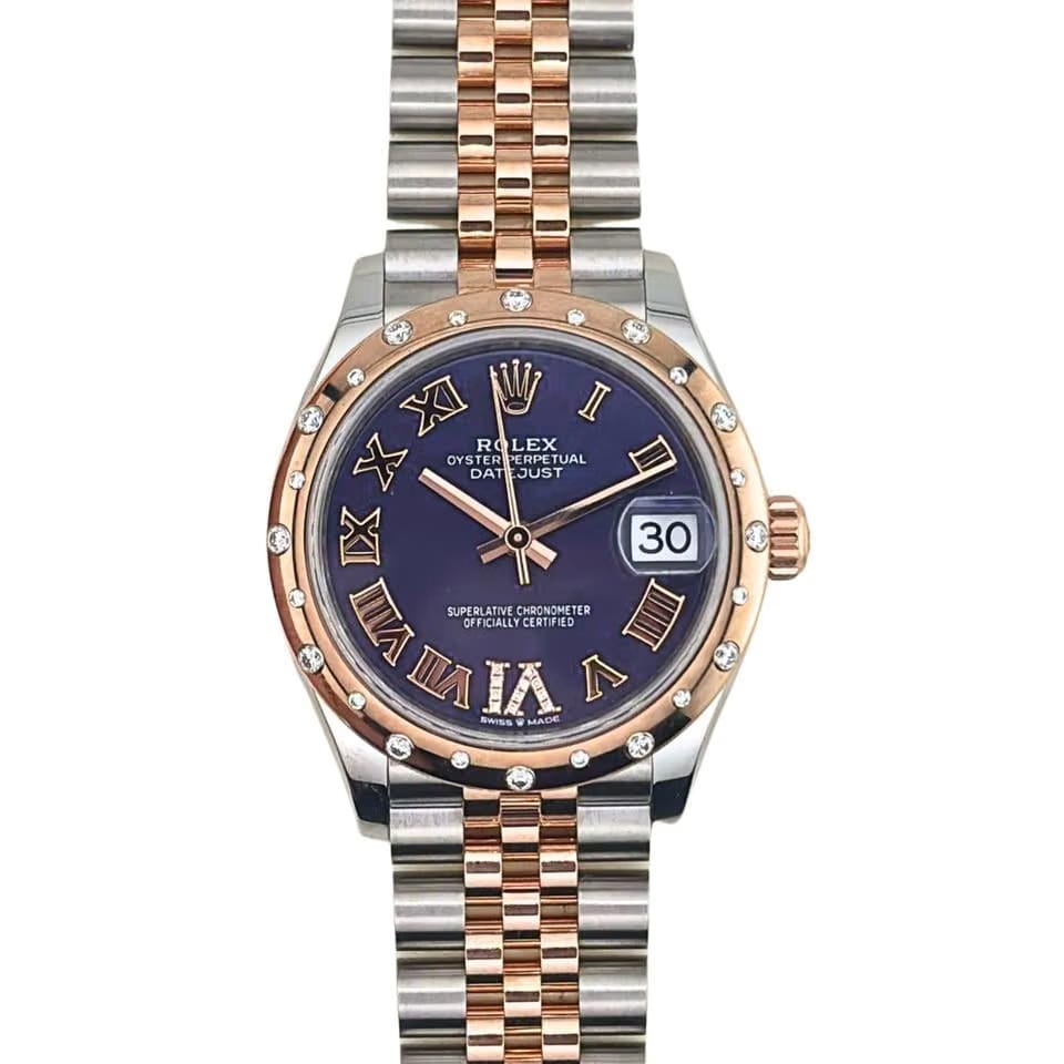 Rolex | Datejust | 278341RBR-0020 | Gold/Steel | 31 mm | Purple | Automatic