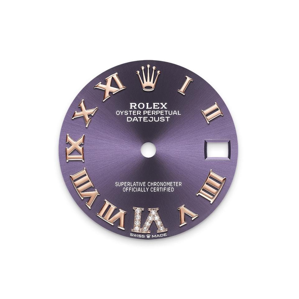 Rolex | Datejust | 278341RBR-0020 | Gold/Steel | 31 mm | Purple | Automatic