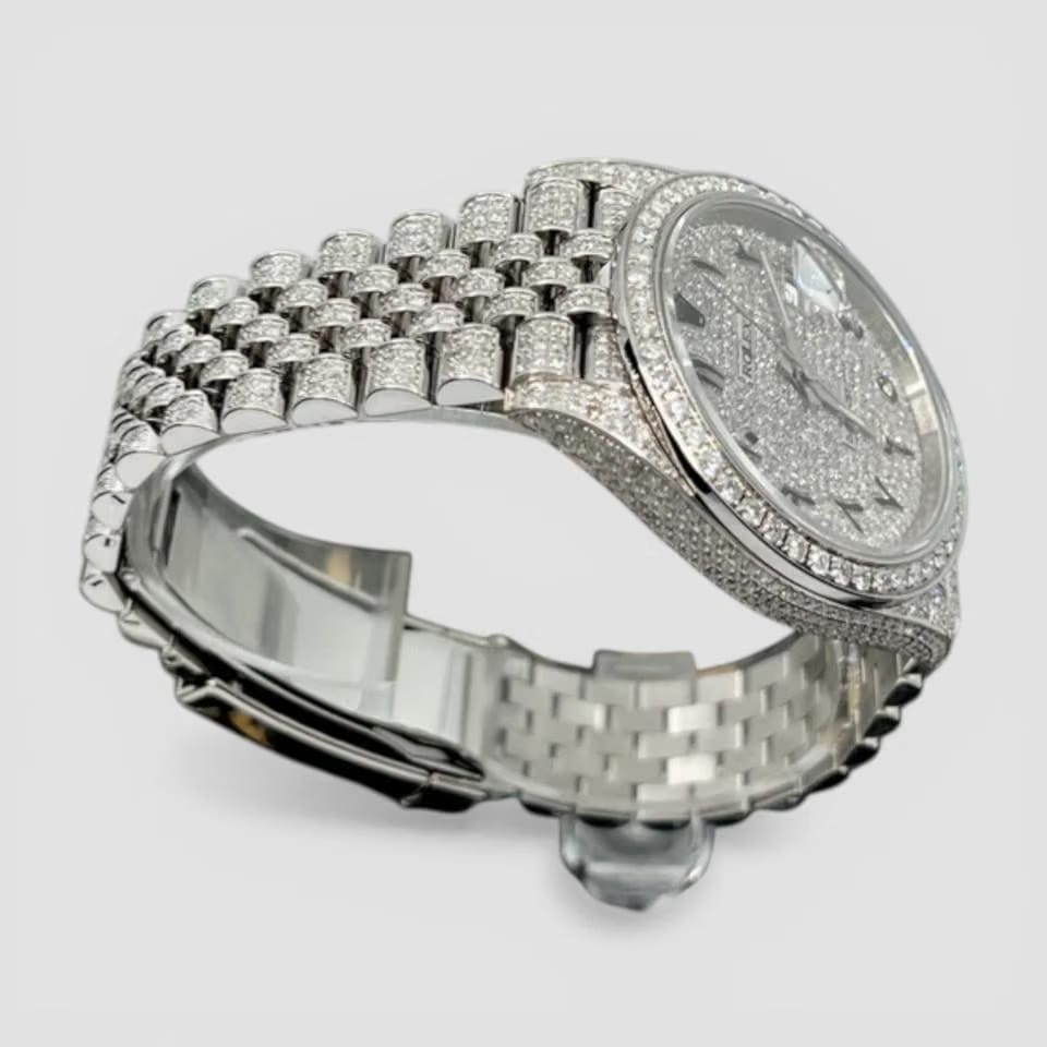 Rolex | Datejust | 126300 ARABIC FULL ICED JUBILEE