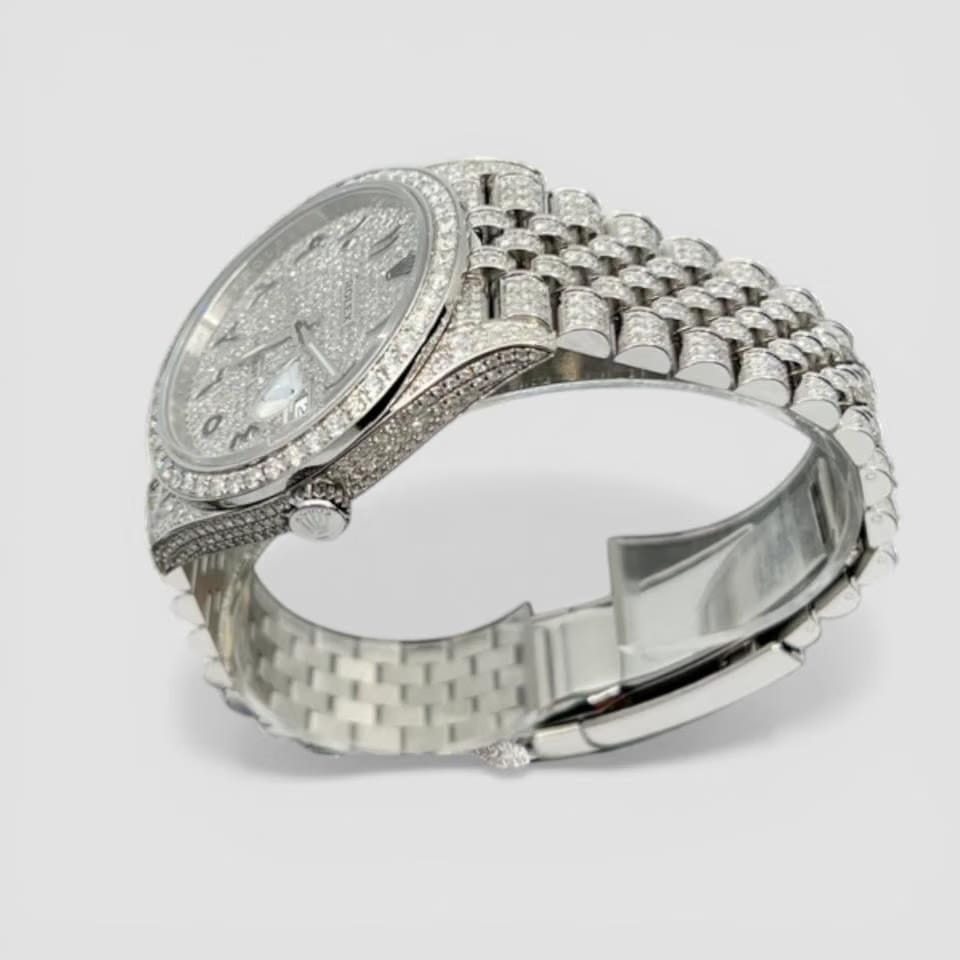 Rolex | Datejust | 126300 ARABIC FULL ICED JUBILEE