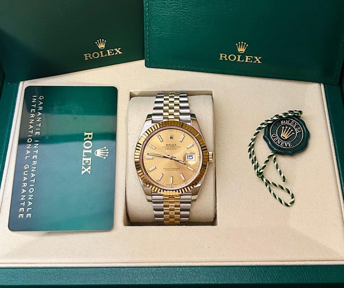 Rolex | Datejust | 126333 | 41 mm | Gold/Steel | Champagne | Automatic