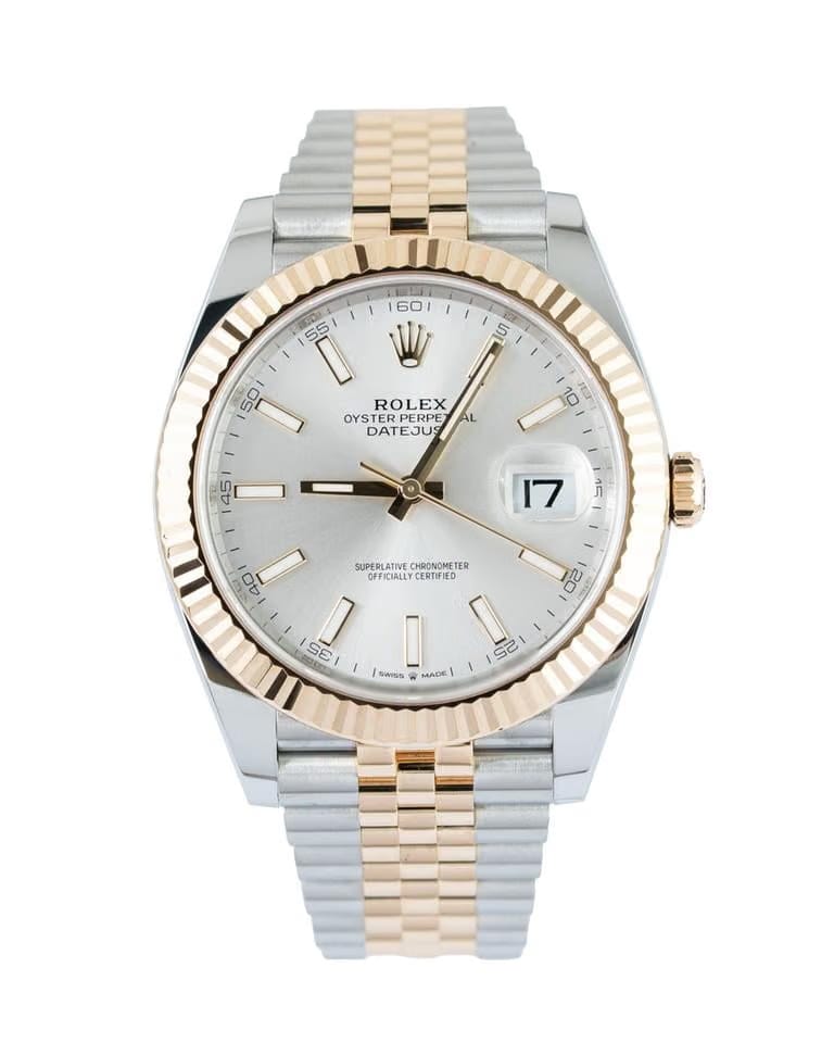 Rolex | Datejust | 126333 | Gold/Steel | 41 mm | Silver | Automatic