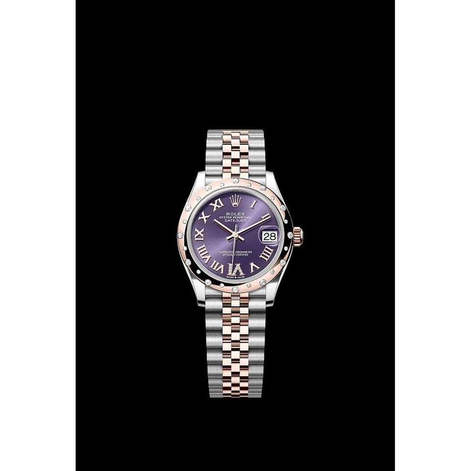 Rolex | Datejust | 2025 | Gold/Steel | 31 mm | Purple | Automatic