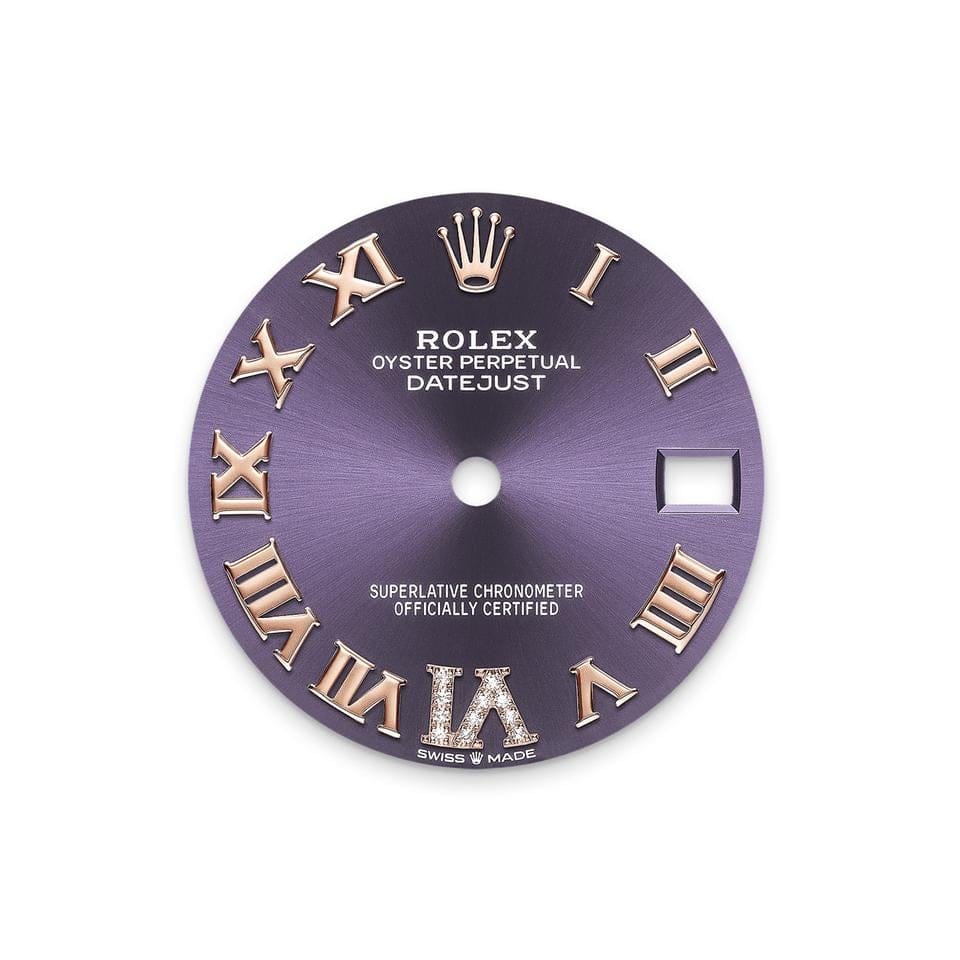Rolex | Datejust | 2025 | Gold/Steel | 31 mm | Purple | Automatic