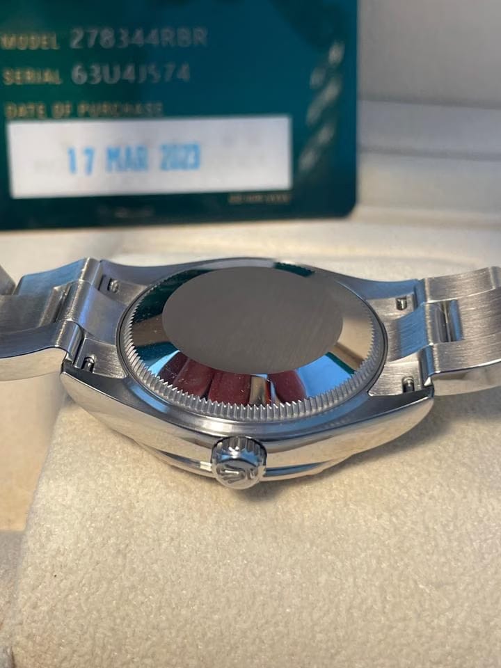 Rolex | Datejust | 278344RBR | 31 mm | Steel | Silver | Automatic
