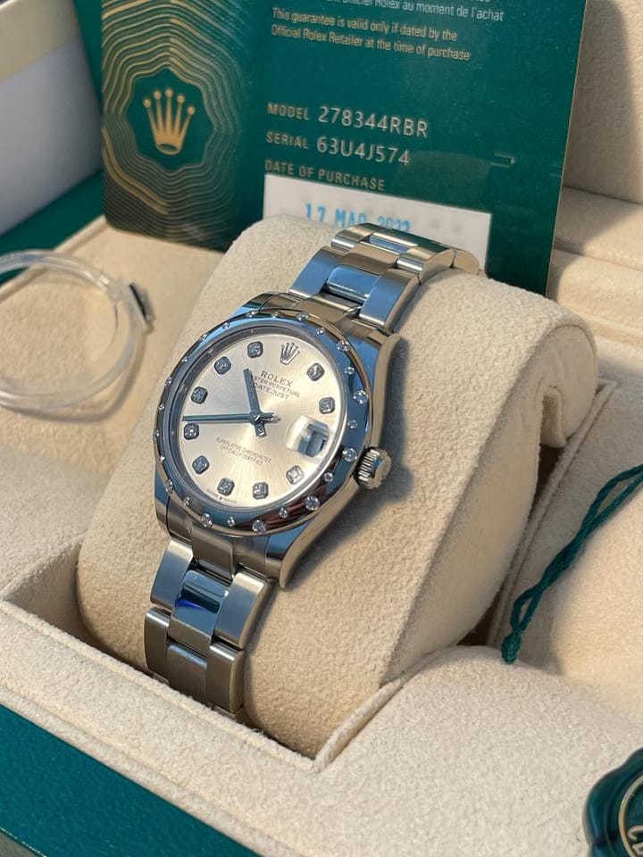 Rolex | Datejust | 278344RBR | 31 mm | Steel | Silver | Automatic