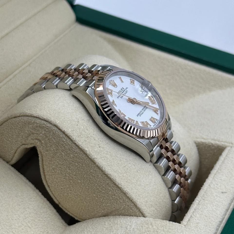 Rolex | Datejust | 278271 WHITE ROMAN JUB | Gold/Steel | 31 x 37 mm | Gold/Steel | White | Automatic