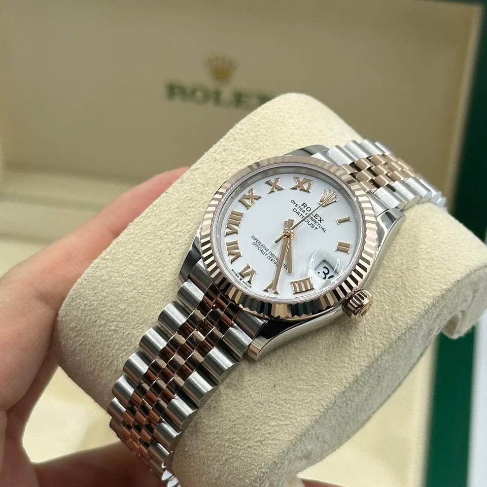 Rolex | Datejust | 278271 WHITE ROMAN JUB | Gold/Steel | 31 x 37 mm | Gold/Steel | White | Automatic