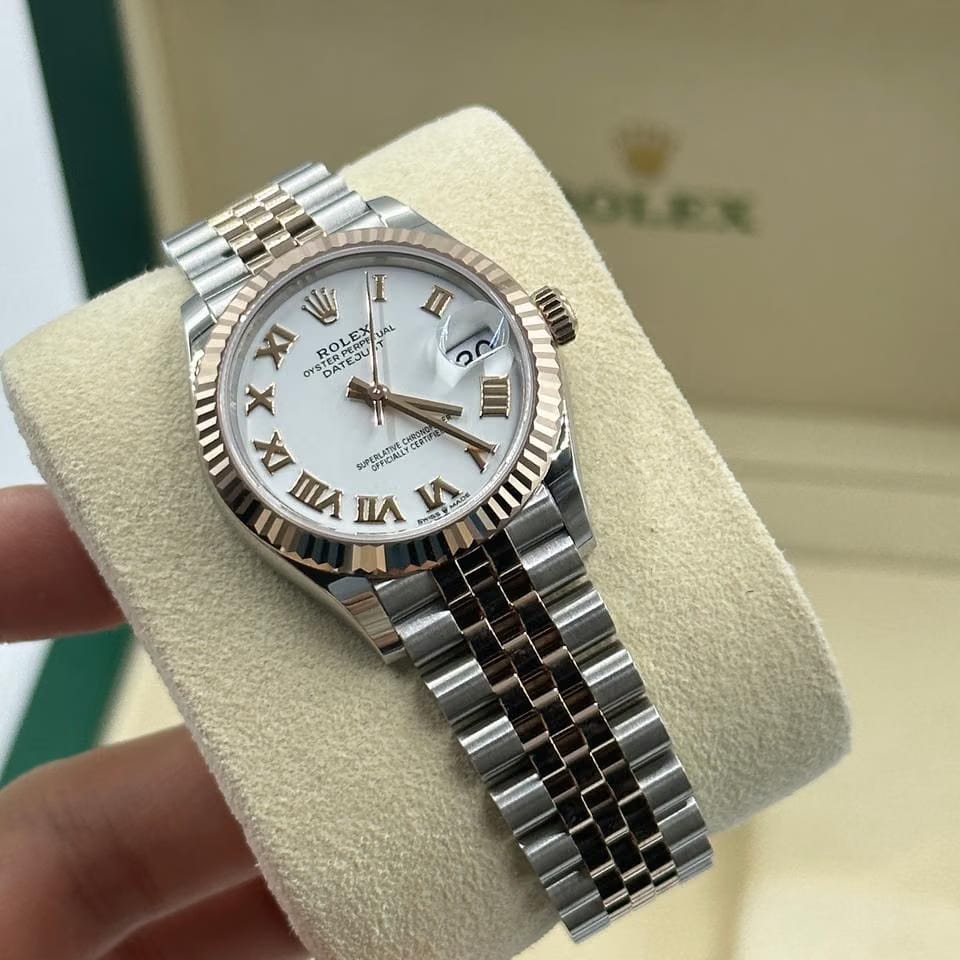 Rolex | Datejust | 278271 WHITE ROMAN JUB | Gold/Steel | 31 x 37 mm | Gold/Steel | White | Automatic