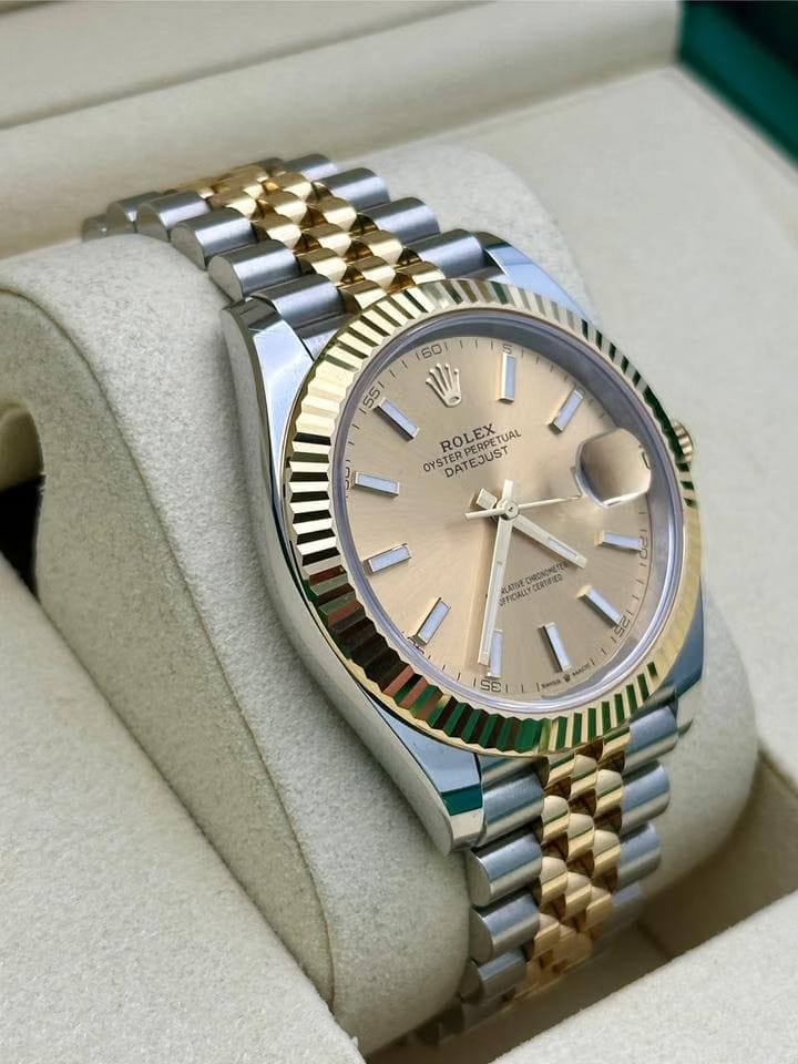 Rolex | Datejust | 126333 | Steel | 36 mm | Steel | Champagne | Automatic