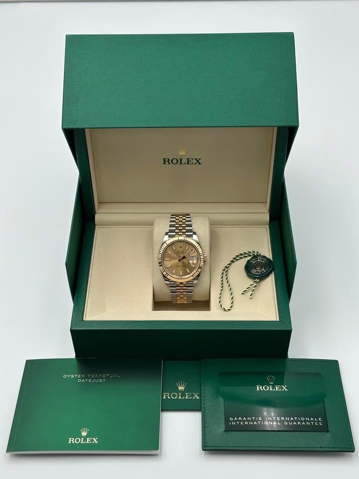 Rolex | Datejust | 126333 | Steel | 36 mm | Steel | Champagne | Automatic