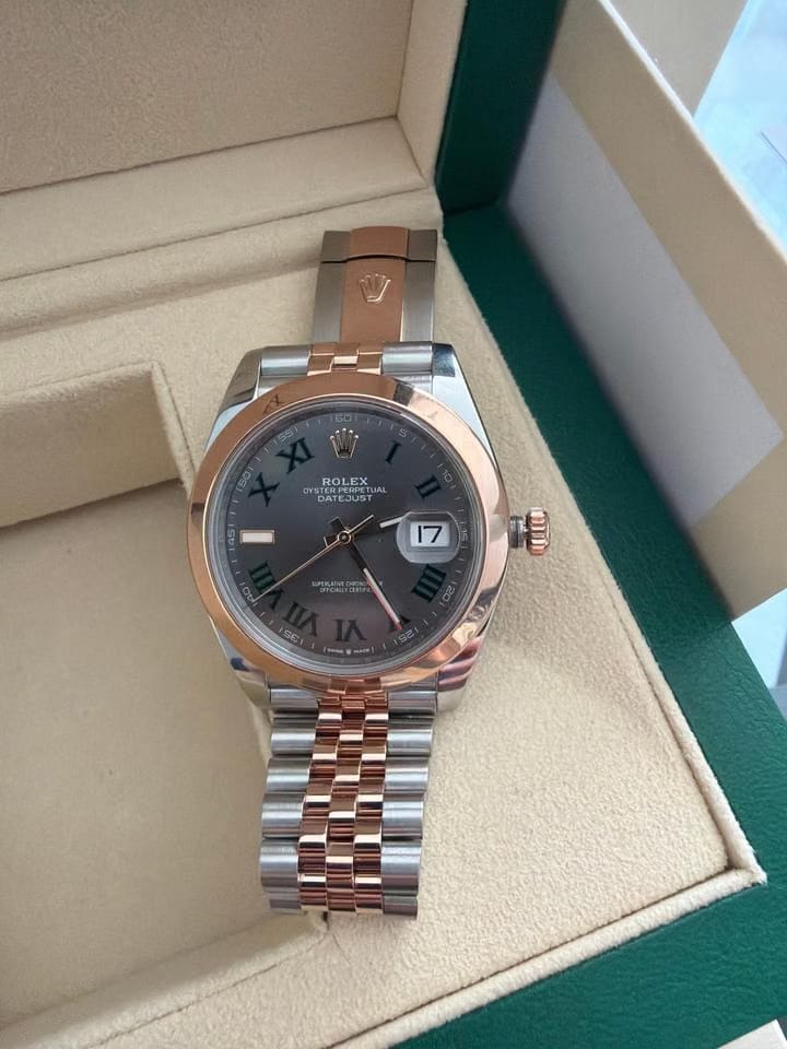 Rolex | Datejust | 126331, 126301 | Gold/Steel | 41 mm | Gold/Steel | Grey | Automatic
