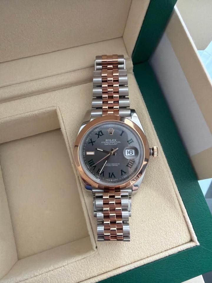 Rolex | Datejust | 126331, 126301 | Gold/Steel | 41 mm | Gold/Steel | Grey | Automatic