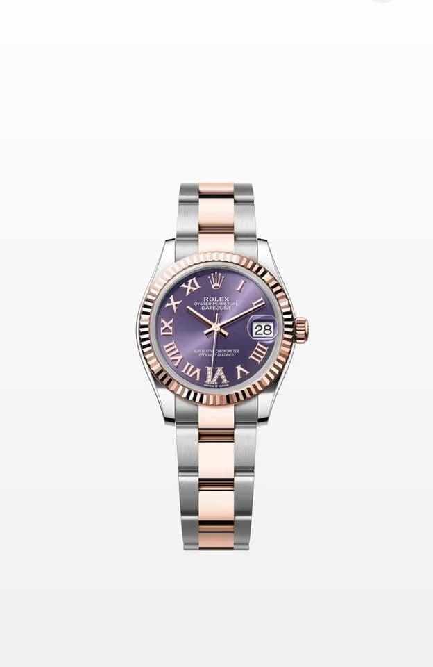 Rolex | Datejust | 278271 | Gold/Steel | 31 x 37 mm | Gold/Steel | Purple | Automatic
