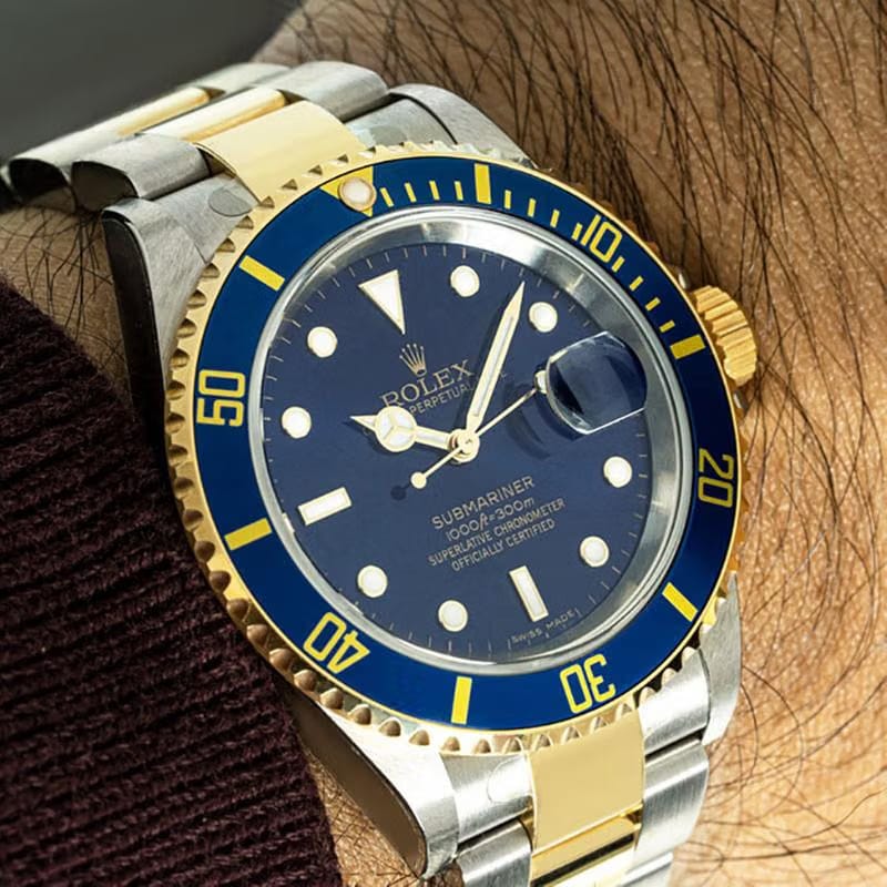 Rolex | Submariner | Rolex Submariner Date 16613 | Gold/Steel | 40 mm | Gold/Steel | Blue | Automatic