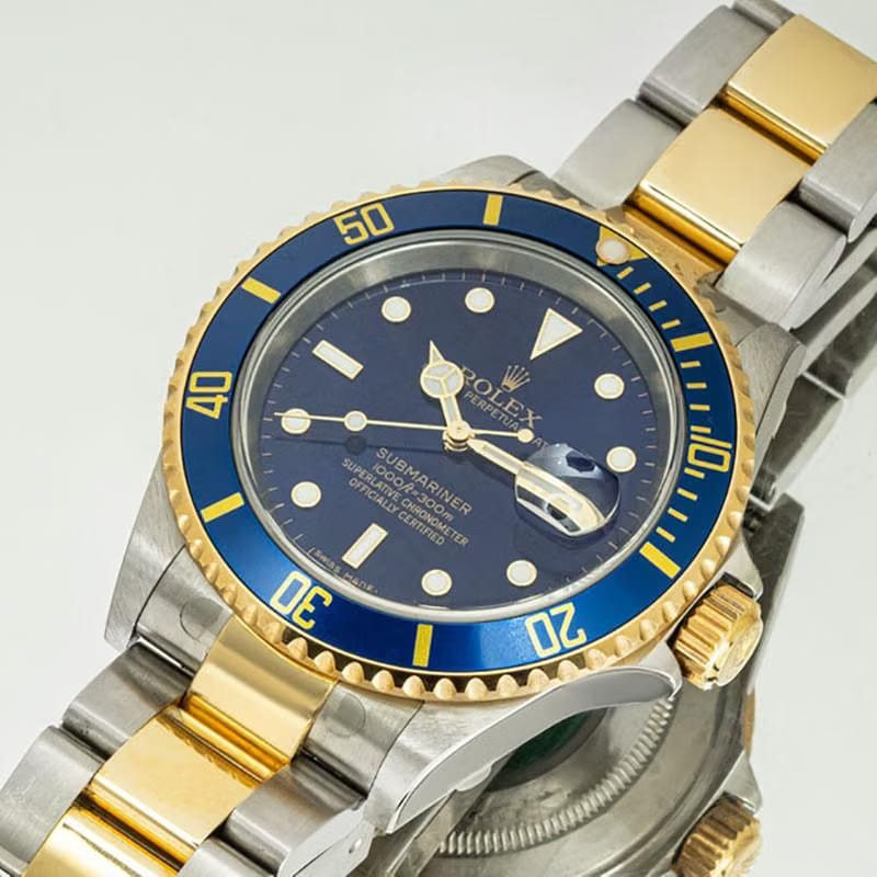 Rolex | Submariner | Rolex Submariner Date 16613 | Gold/Steel | 40 mm | Gold/Steel | Blue | Automatic