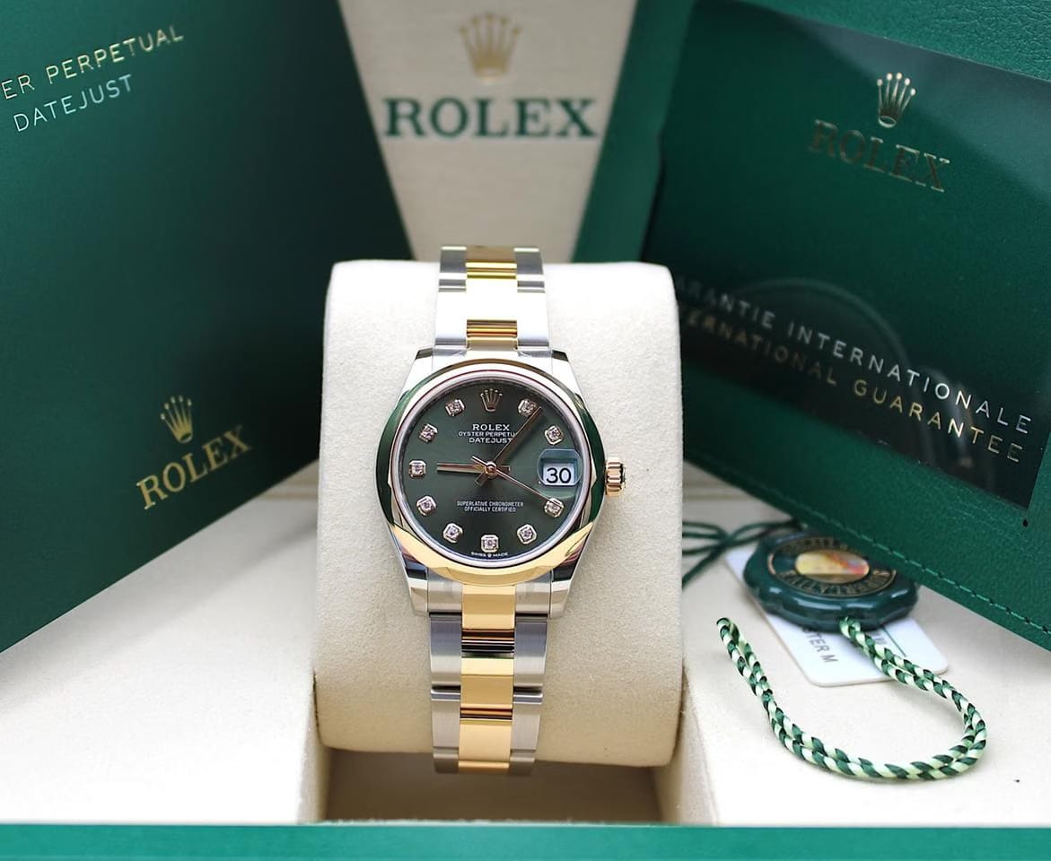 Rolex | Datejust | 278243 | Steel | 31 mm | Gold/Steel | Green | Automatic