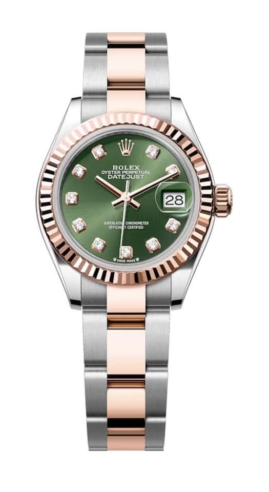 Rolex | Datejust | 279171 | Steel | 28 mm | Rose gold | Green | Automatic
