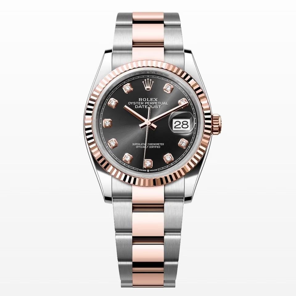 Rolex | Datejust | 126231 | Steel | 36 x 44 mm | Gold/Steel | Black | Automatic