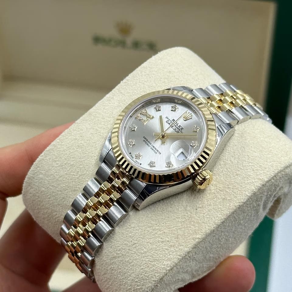 Rolex | Datejust | 279173 silver star DIAMONDS JUB | Gold/Steel | 28 mm | Gold/Steel | Silver | Automatic