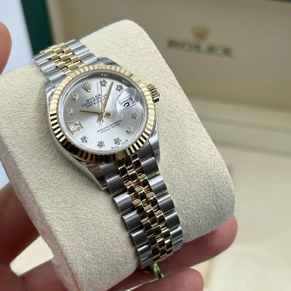 Rolex | Datejust | 279173 silver star DIAMONDS JUB | Gold/Steel | 28 mm | Gold/Steel | Silver | Automatic