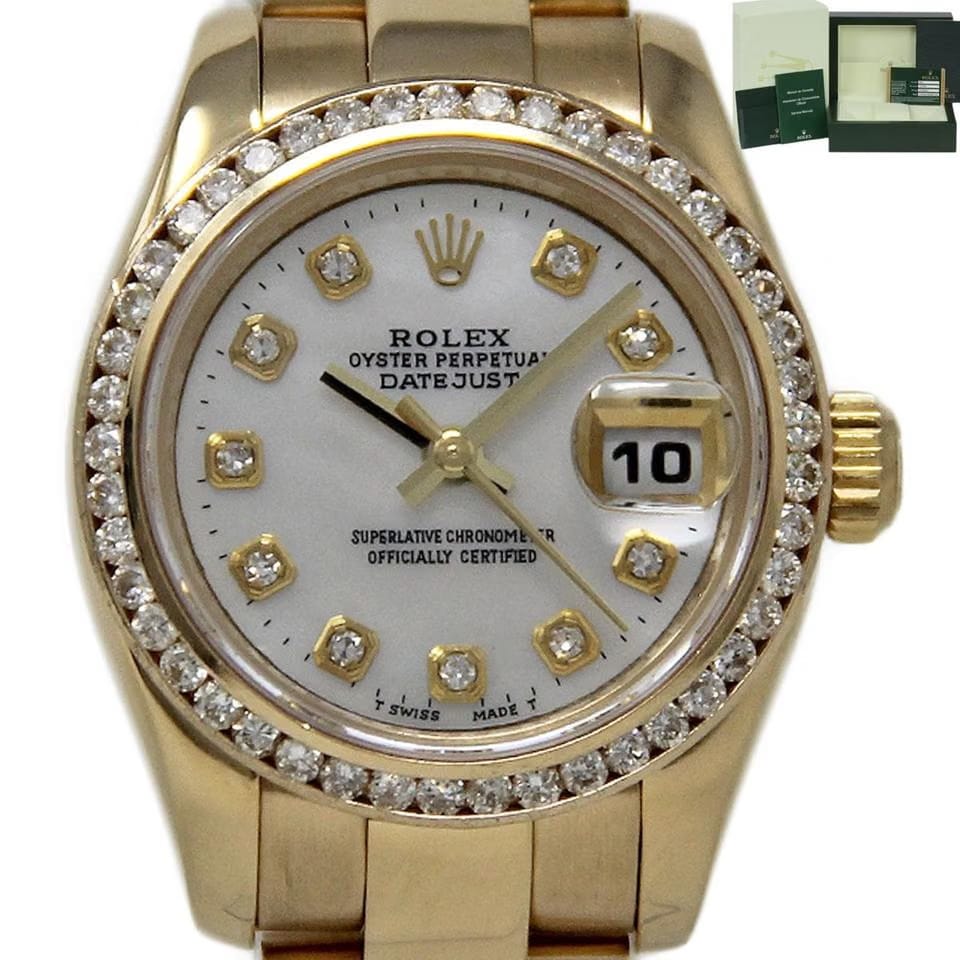 Rolex | Datejust | 179178 | Yellow gold | 26 mm | Yellow gold | Mother of pearl | Automatic
