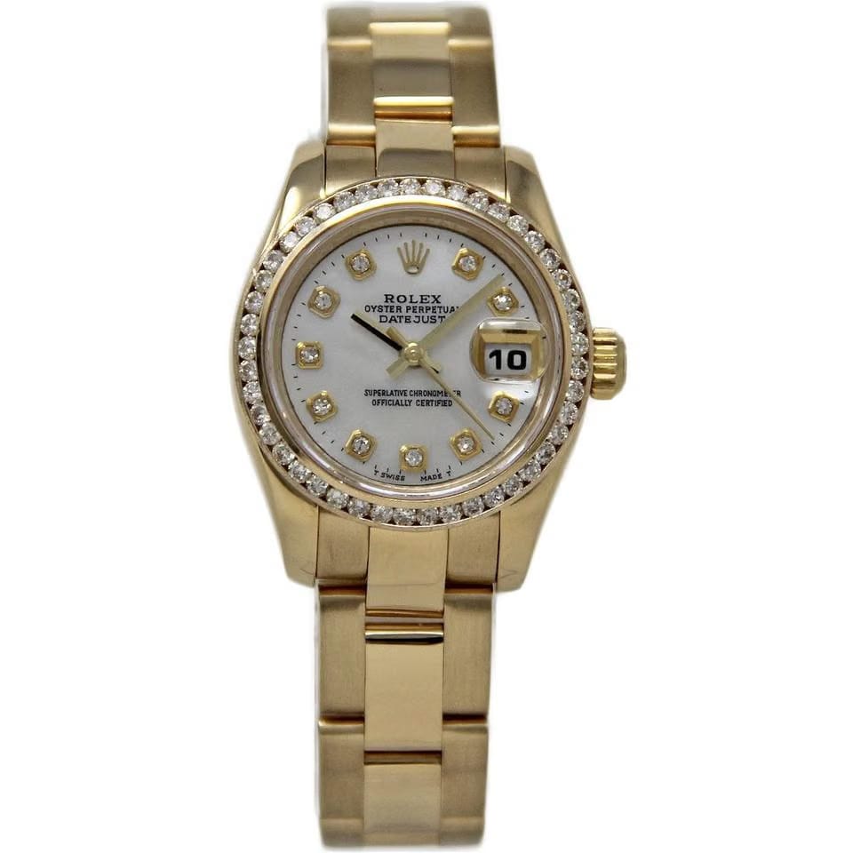 Rolex | Datejust | 179178 | Yellow gold | 26 mm | Yellow gold | Mother of pearl | Automatic
