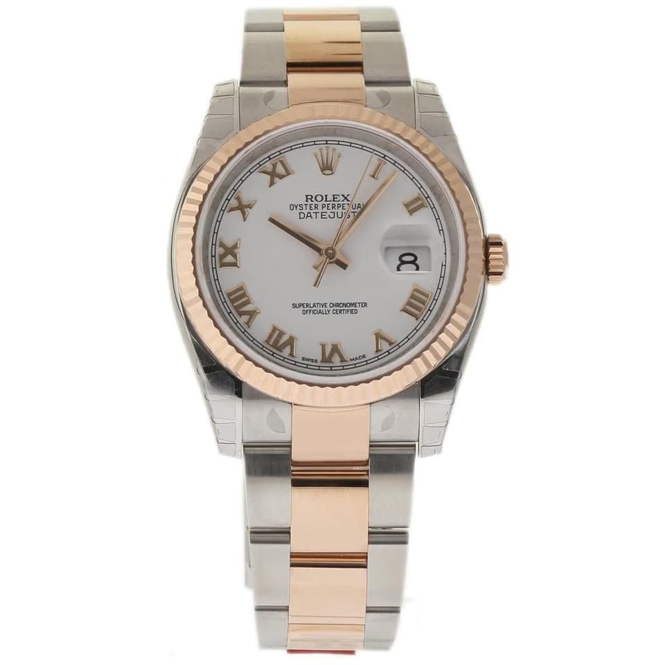 Rolex | Datejust | 116231 | Steel | 36 mm | Gold/Steel | White | Automatic