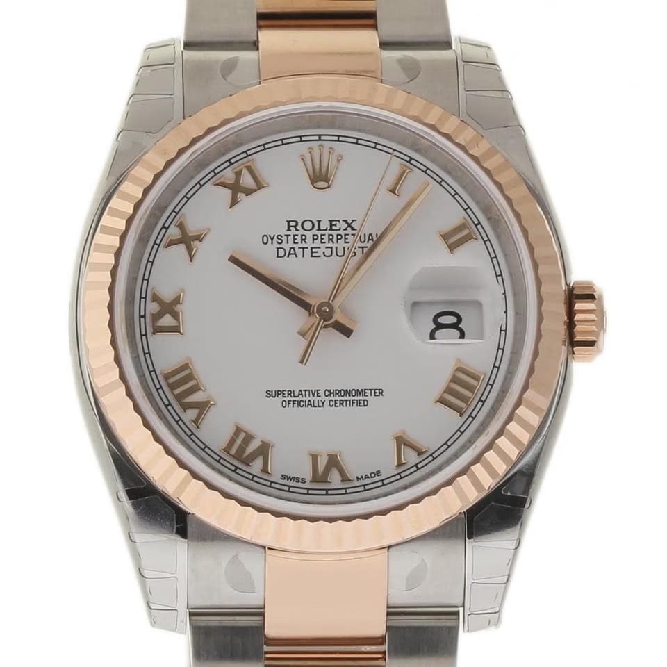 Rolex | Datejust | 116231 | Steel | 36 mm | Gold/Steel | White | Automatic