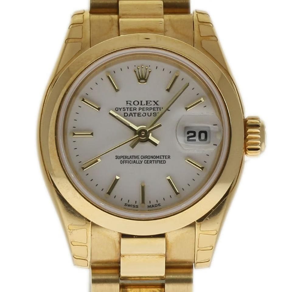 Rolex | Datejust | 179168 | Yellow gold | 26 mm | Yellow gold | White | Automatic