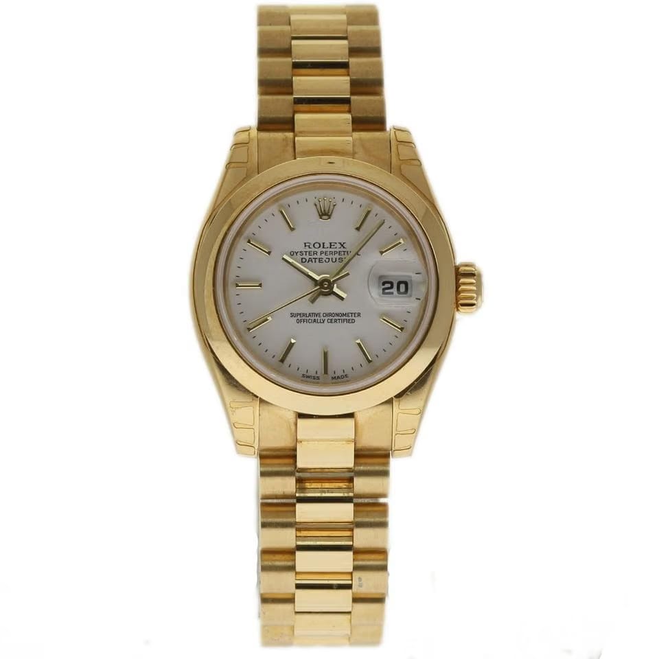 Rolex | Datejust | 179168 | Yellow gold | 26 mm | Yellow gold | White | Automatic
