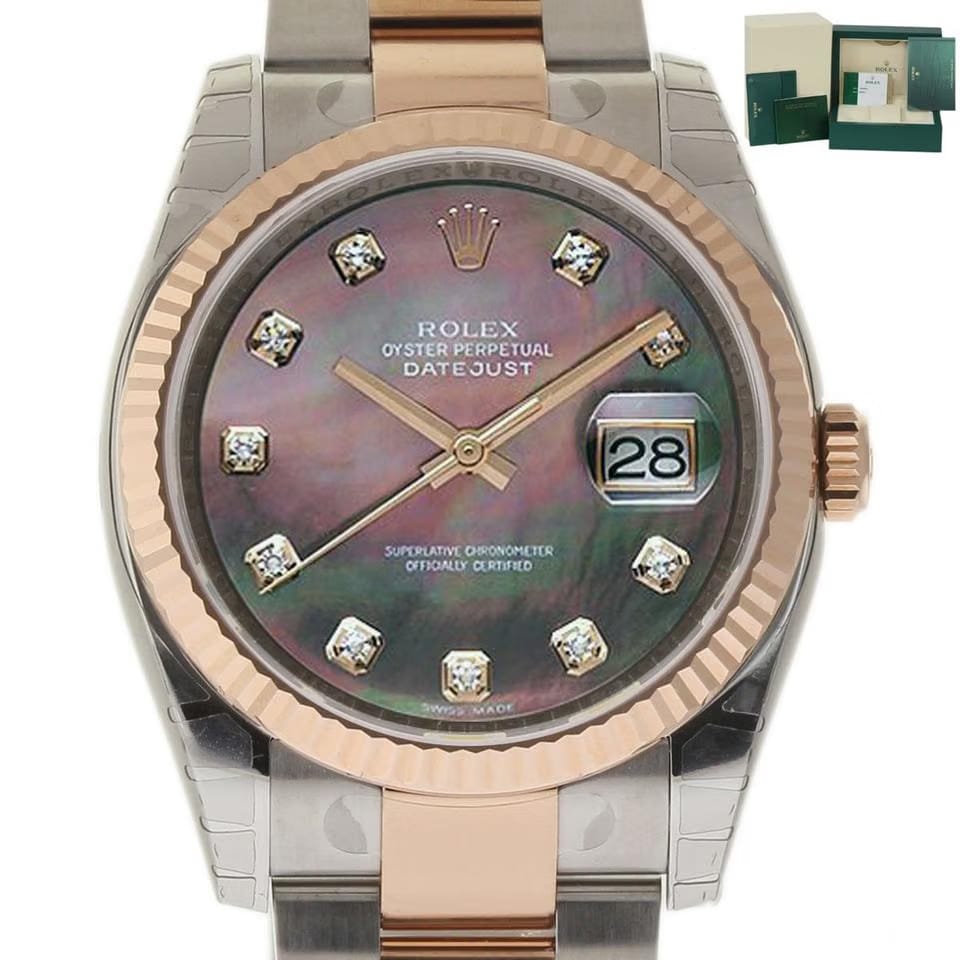 Rolex | Datejust | 116231 | Steel | 36 mm | Gold/Steel | Mother of pearl | Automatic