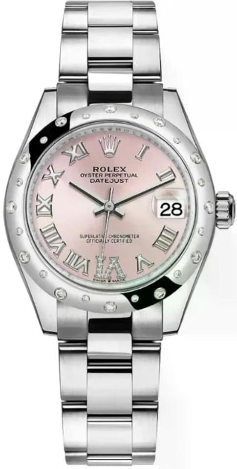 Rolex | Datejust | 278344RBR-0025 | Gold/Steel | 31 mm | Steel | Pink | Automatic