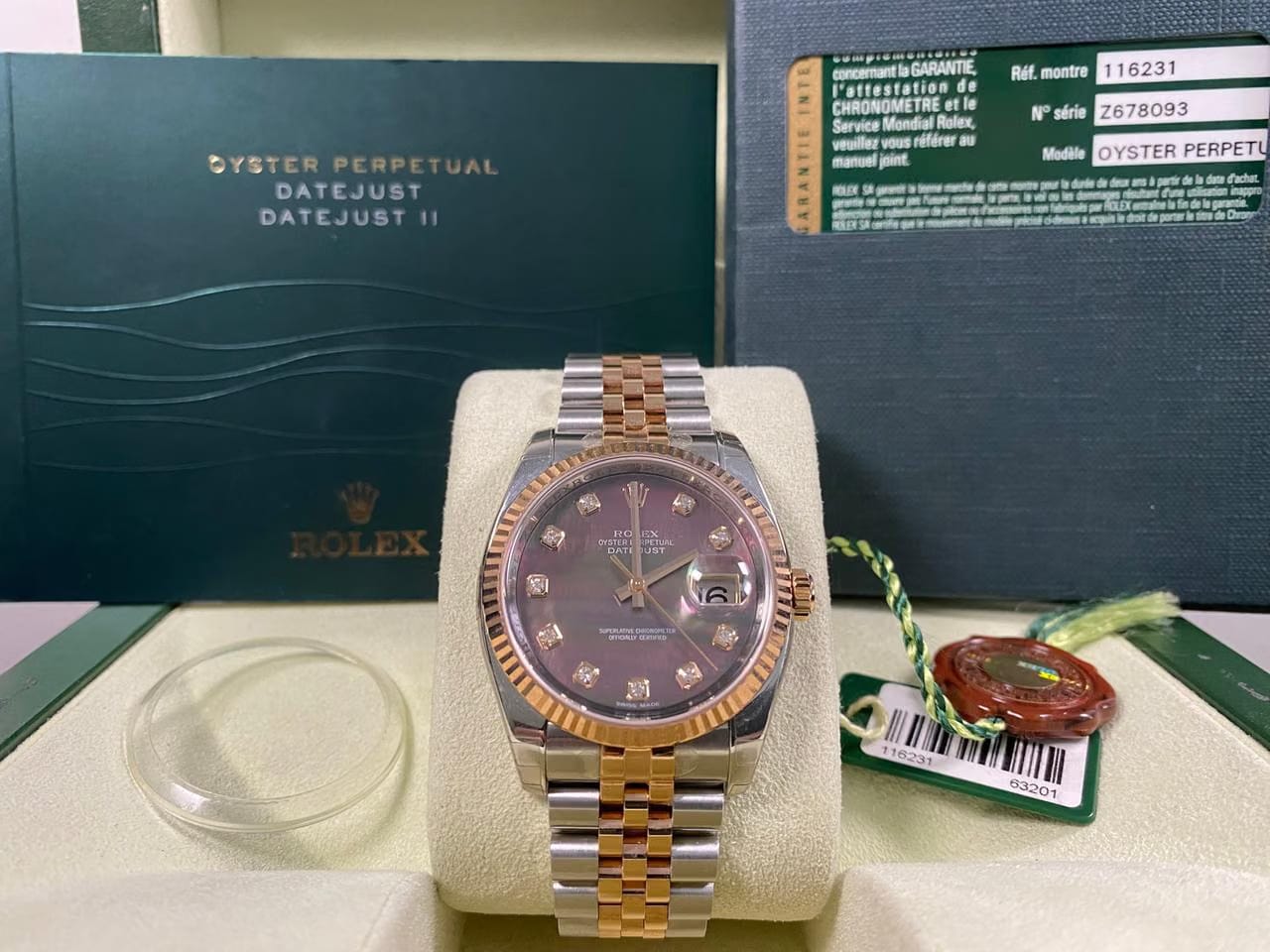 Rolex | Datejust | 116231 | Gold/Steel | 36 mm | Gold/Steel | Mother of pearl | Automatic