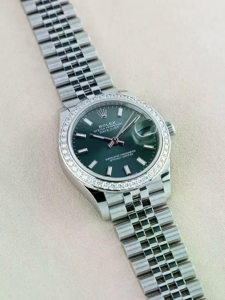 Rolex | Datejust | 278384RBR | Steel | 31 mm | Steel | Green | Automatic