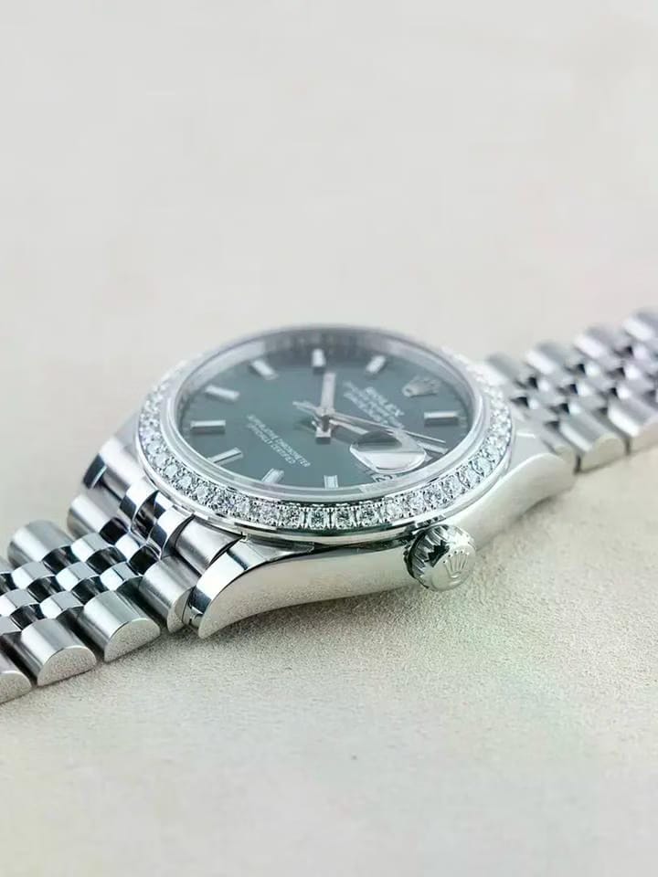 Rolex | Datejust | 278384RBR | Steel | 31 mm | Steel | Green | Automatic