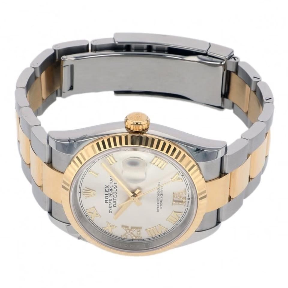 Rolex | Datejust | 126233 | Gold/Steel | 36 Mm | Silver | Automatic