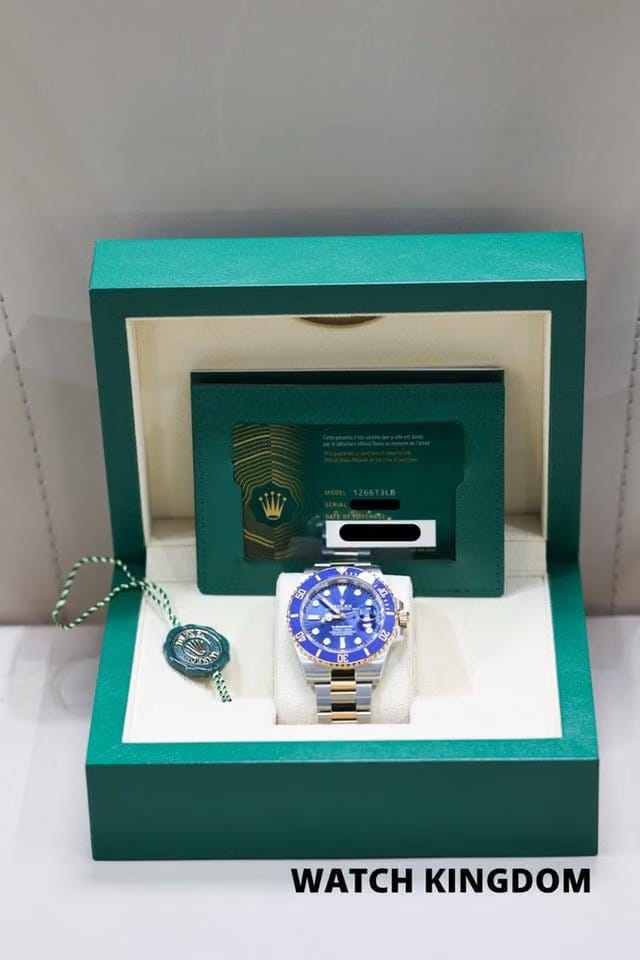 Rolex | Submariner | 126613LB | Yellow gold | 41 mm | Gold/Steel | Blue | Automatic