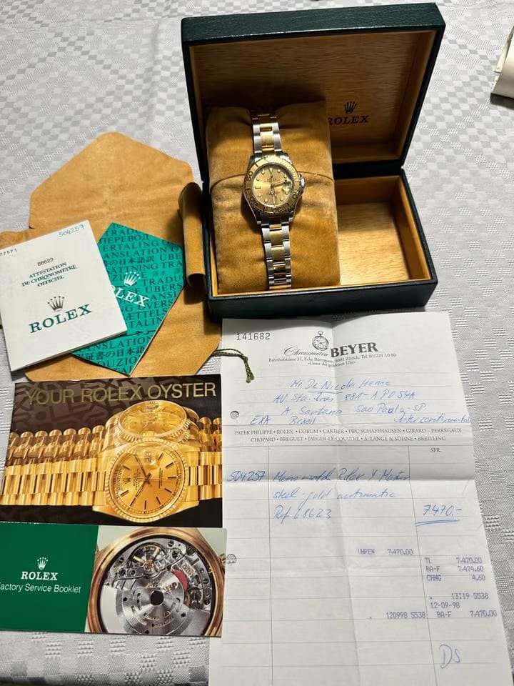 Rolex | Yacht-Master | 168623 | Gold/Steel | 35 mm | Gold/Steel | Gold | Automatic