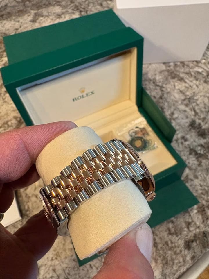 Rolex | Datejust | 126234 | Steel | 36 mm | Rose gold | Brown | Automatic